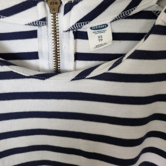 Old Navy striped sleeveless A-line dress size XS - Picture 7 of 8